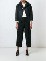 Thumbnail for your product : Maison Margiela cropped flared trousers - women - Cotton/Viscose/Virgin Wool - 44