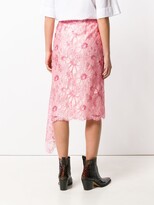 Thumbnail for your product : Calvin Klein Lace Asymmetric Skirt