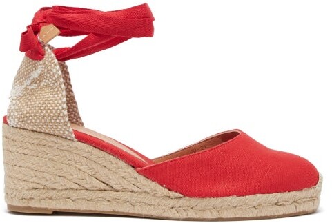 castaner red espadrilles