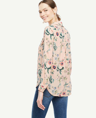 Ann Taylor Home Tops + Blouses Petite Oasis Camp Shirt Petite Oasis Camp Shirt