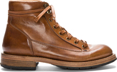 Thumbnail for your product : Paul Smith Tan Leather Beat Up Stubbs Boots