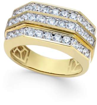 Macy's Men's Diamond Multi-Level Ring (2 ct. t.w.) in 10k Gold