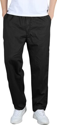 New Men's Front Zipper Fly Open-Bottom Sweatpants Jogger Pants