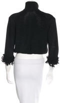 Thumbnail for your product : Nina Ricci Embroidered Silk Cardigan