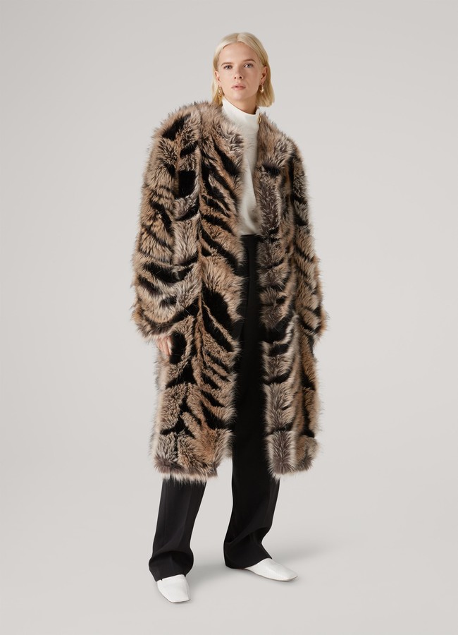 st john fur coat