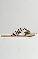 Thumbnail for your product : Show Me Your Mumu Show Me Your Matisse ~ Pebbles Slide Sandals ~ Zebra