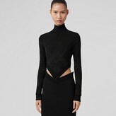 Thumbnail for your product : Burberry Viscose Blend Turtleneck Top Size: XS