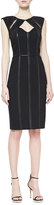 Thumbnail for your product : Catherine Deane Penelope Sheath Dress with Leather Piping