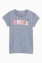 Thumbnail for your product : Next Girls Blue Smile Short Sleeve T-Shirt (3-16yrs)
