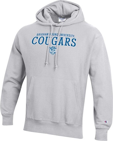 BYU Cougars Champion Hoodie Small Grey