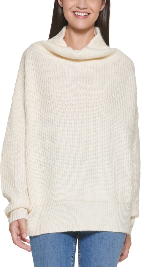calvin klein fuzzy sweater
