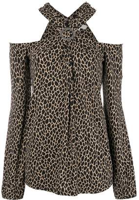 MICHAEL Michael Kors leopard print blouse