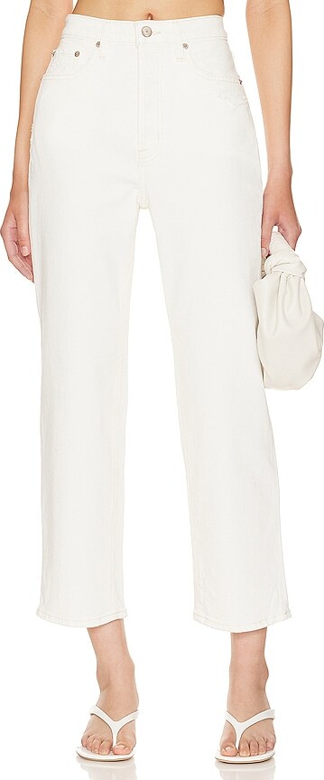 Pistola Denim Cassie Crop Super High Rise Straight Crop Jeans