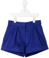 Thumbnail for your product : Marni Kids Pleated Cotton Shorts