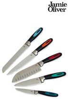Thumbnail for your product : Next Jamie Oliver® Happy Days 5 Piece Knife Set And Block