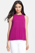 Thumbnail for your product : Ted Baker 'Clauda' Embellished Pleated Top