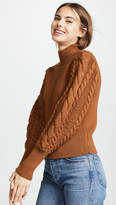 Thumbnail for your product : Caroline Constas Rib and Cable Turtleneck