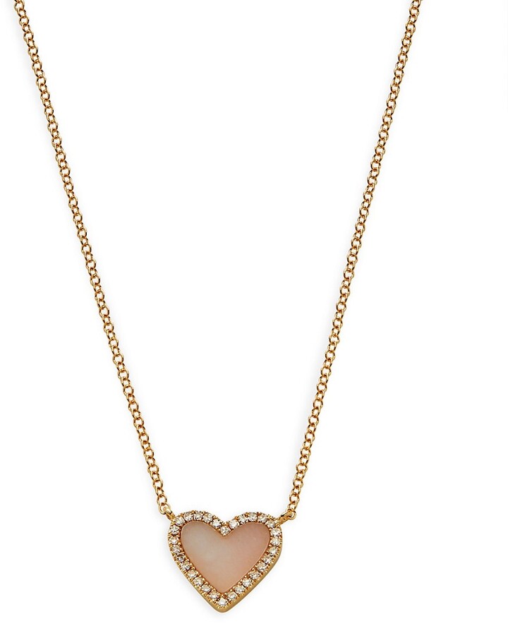 Kalapure S925 Sterling Silver Love Heart Pendant Blue/White Created Opal Necklace for Women Girls 16+2 Extender 