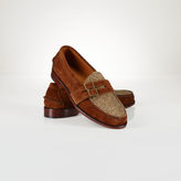 Thumbnail for your product : Polo Ralph Lauren Suede-Tweed Edwalton Loafer