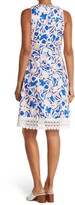 Thumbnail for your product : Donna Morgan Coral Print Sleeveless Fit & Flare Dress