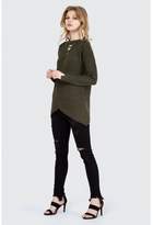 Thumbnail for your product : Select Fashion DETAIL DIPPY HEM JUMPER - size 6