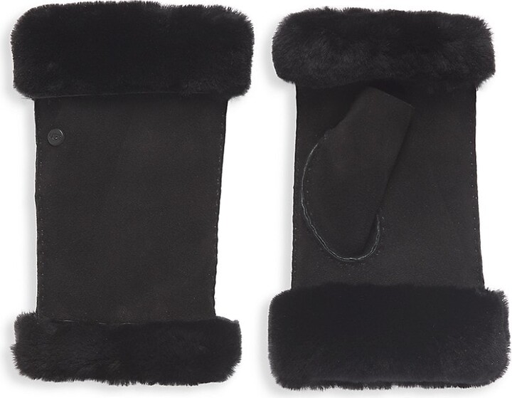 UGG Shearling Fingerless Gloves - ShopStyle