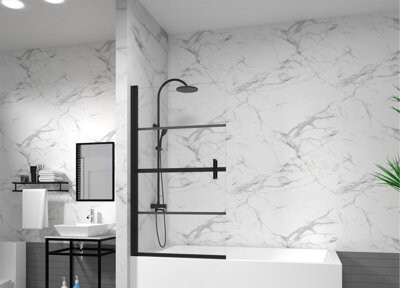 HONGHELEWANG Versatile Shower Door With Advanced Pivot Mechanism For Enhanced Bathroom Experience