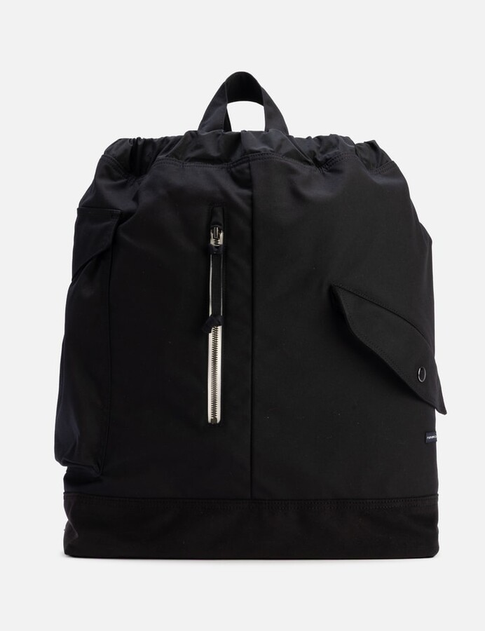 バッグ nanamica Water Repellent Belt Bag nanamica Black Water Repellent Belt Bag Nanamica
