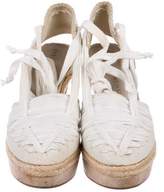 Thumbnail for your product : Stella McCartney Wood-Trimmed Espadrille Pumps