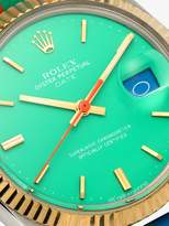 Thumbnail for your product : Rolex La Californienne 14K yellow gold Perpetual stainless steel watch