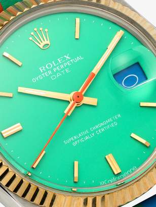 Rolex La Californienne 14K yellow gold Perpetual stainless steel watch