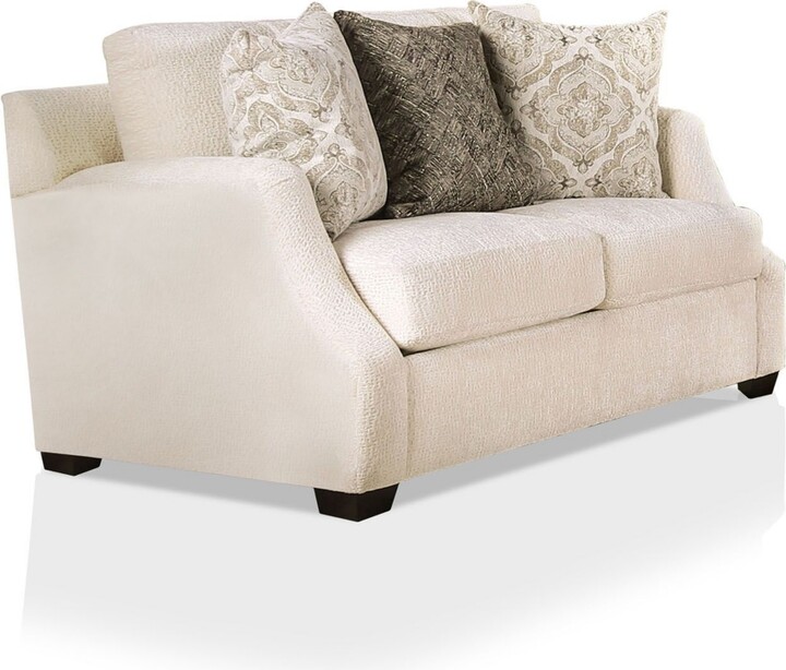 Furniture of America Quavo Upholstered Loveseat