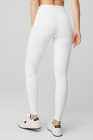 Thumbnail for your product : Alo Yoga High-Waist Airbrush Legging in White, Size: 2XS |