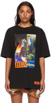 Thumbnail for your product : Heron Preston Black Split Herons Print T-Shirt