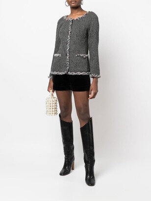 Chanel Pre Owned 2010s Bouclé-Knit Wool Jacket