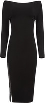 Thumbnail for your product : Alice + Olivia Rochelle Boat-Neck Midi Dress with Zipper