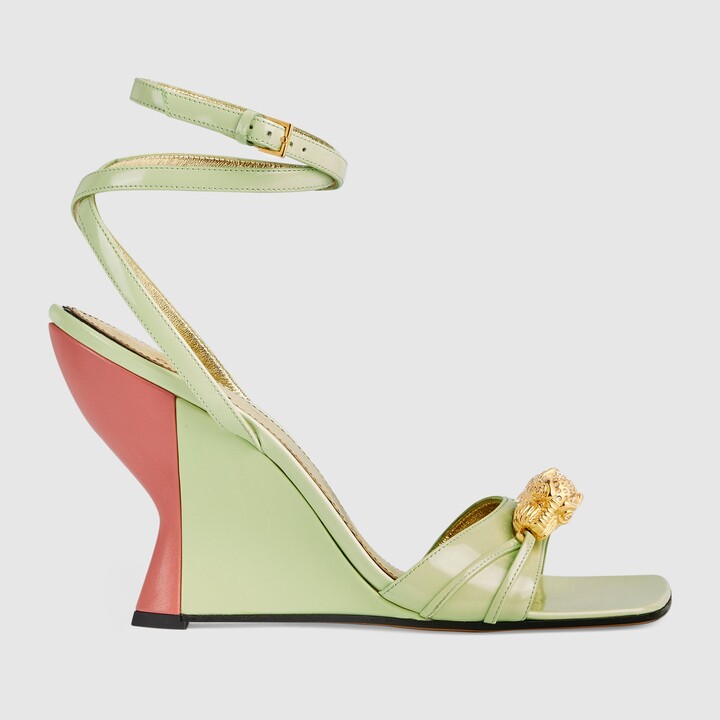 Gucci Women's high heel sandal with hardware - ShopStyle