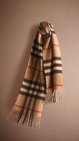 Thumbnail for your product : Burberry Heritage Check Cashmere Scarf