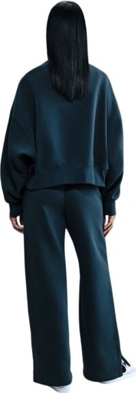 Women's Nike Sportswear Phoenix Fleece High Rise Elevation Sweatpants XSmall Armory Navy/Picante Red Regular