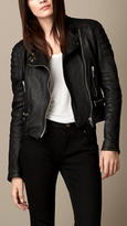 Thumbnail for your product : Burberry Leather Biker Jacket