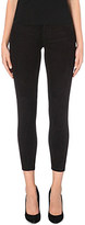 Thumbnail for your product : Current/Elliott The Stiletto skinny mid-rise suede jeans