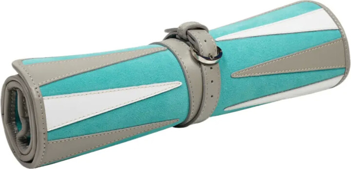 Hector Saxe Leather Travel Backgammon (51cm X 28cm)