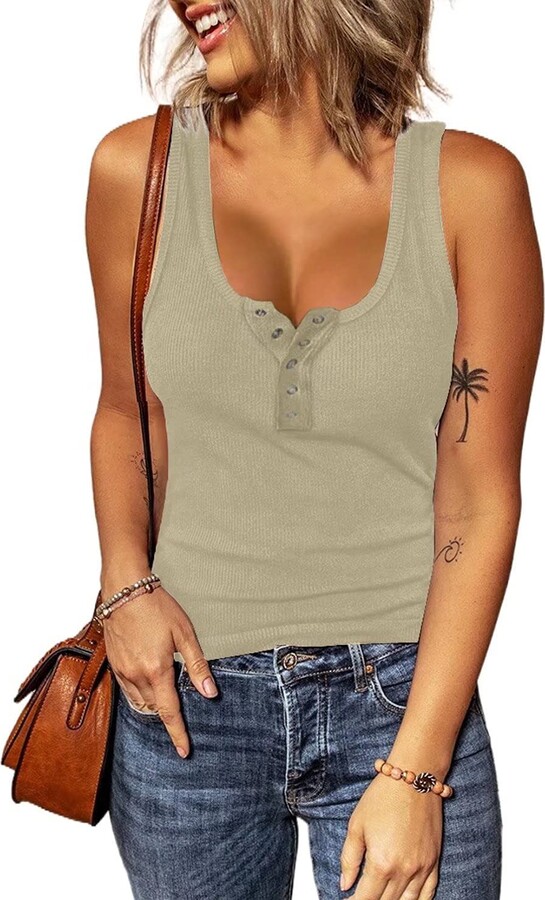 Button Down Tank Top | Shop the world's largest collection of 