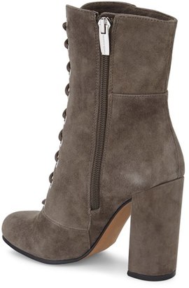 Vince Camuto Women's Teisha Lace-Up Zip Bootie