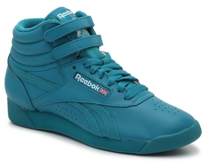 teal blue sneakers