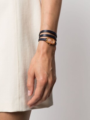 【Fendi】「O'Lock」ウォッチ Fendi O'Lock Horizontal Oval Bracelet Watch with Diamonds
