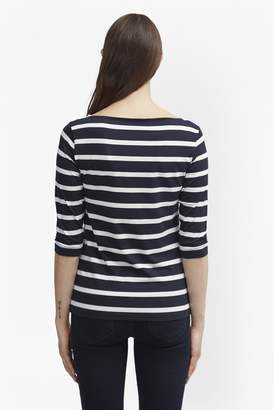 French Connection Tim Tim 3/4 Sleeve Striped Top