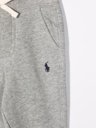 Ralph Lauren Kids Embroidered Logo Drawstring Trousers