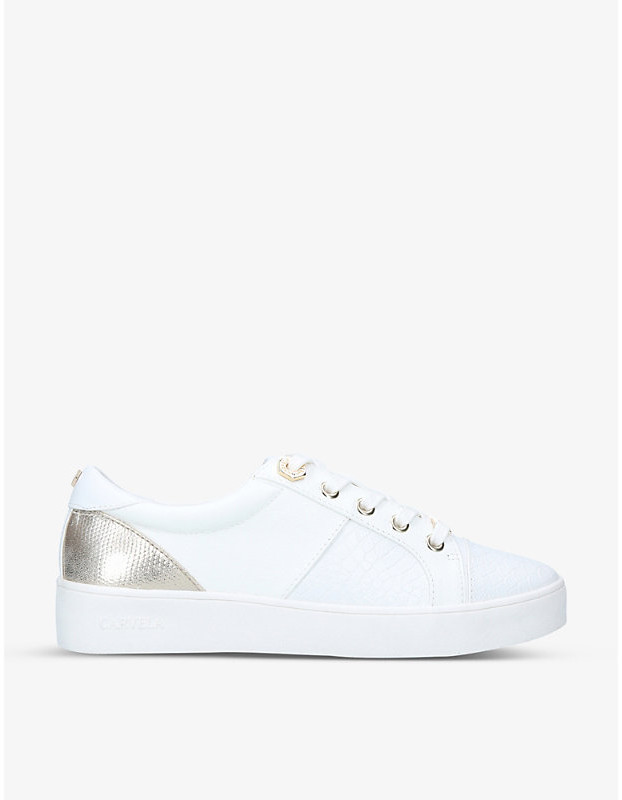 carvela justified trainers white