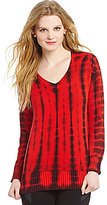 Thumbnail for your product : Vince Camuto Tie-Dye Tunic Sweater